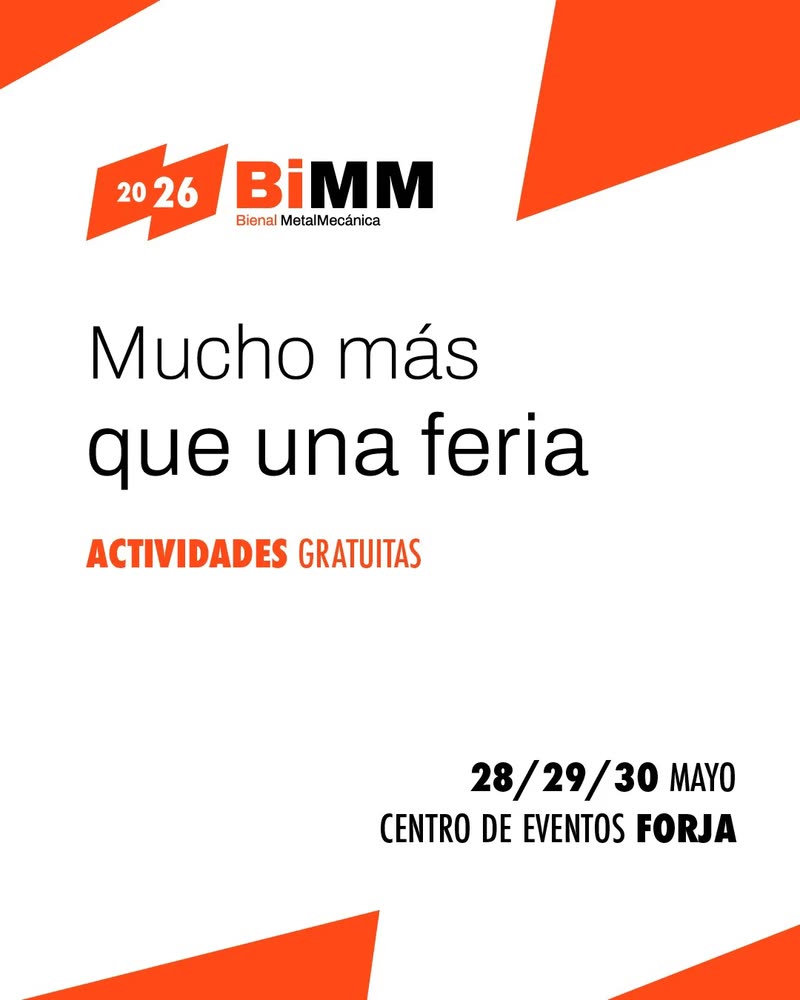 Flyer de BiMM 2026 en FORJA — 28, 29 y 30 de mayo